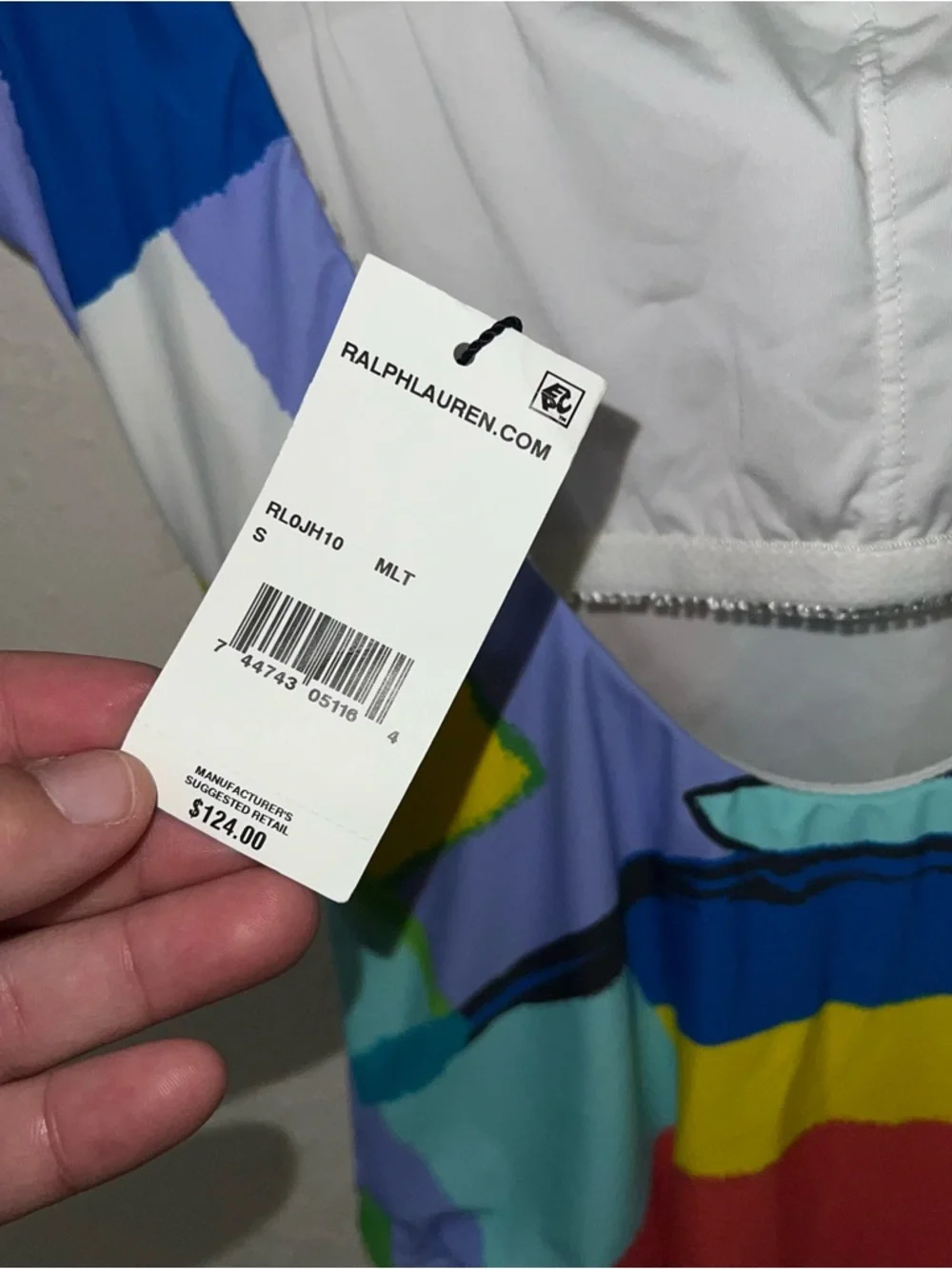 Polo Ralph Lauren BNWT Scenic Square Neck One-Piece Swimsuit Size Small. - Picture 8 of 11